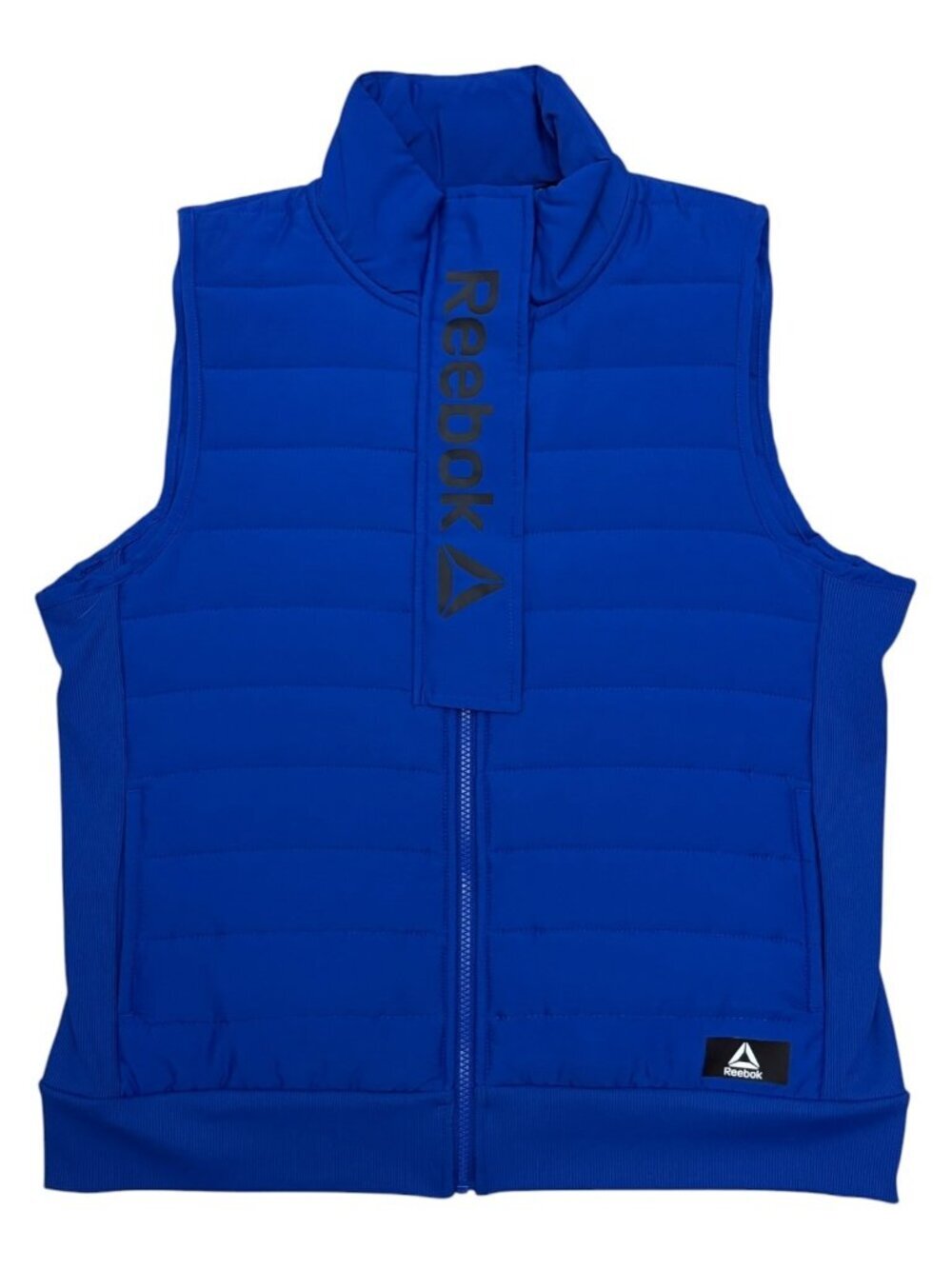 REEBOK Puffer Vest Winter Parka Activewear Blue Vest Mens Large